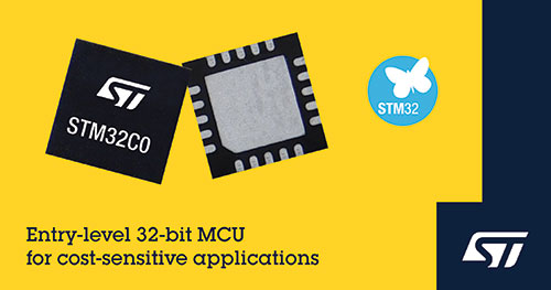 STMicroelectronics' STM32C0 32-bit MCU