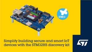 STMicroelectronics' STM32H573I-DK Discovery Kit.