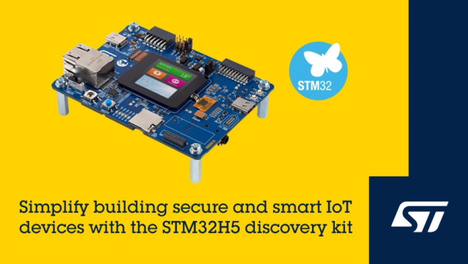 STMicroelectronics’ STM32H5 Discovery Kit.