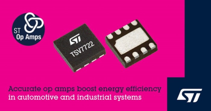 STMicroelectronics TSV7722 op amp