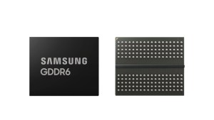 Samsung's GDDR6 DRAM.