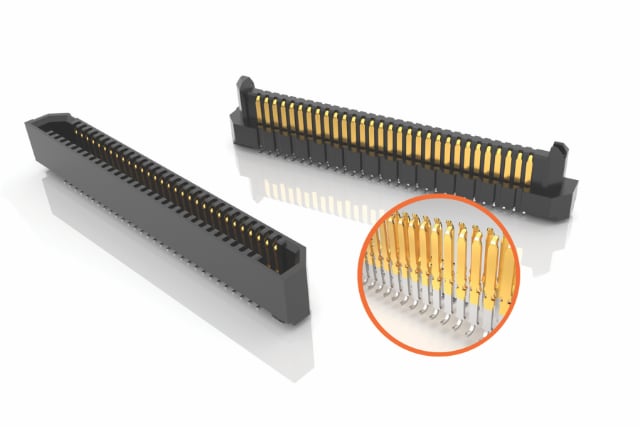 Samtec’s Edge Rate board-to-board connectors.