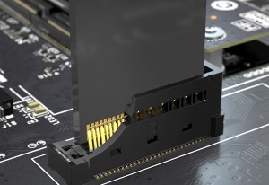 Samtec's HSEC6-DV micro edge-card connectors.