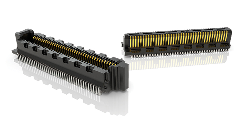 Samtec's SS4/ST4 Series of Ultra Micro PCB connectors.