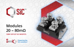 SemiQ's QSiC 1,200-V SiC modules.