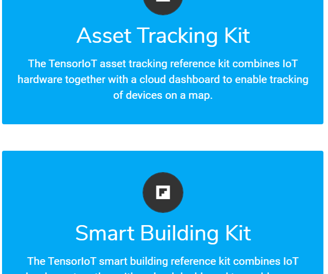 Semtech TensorIoT AWS IoT kits