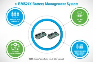 Sensata's c-BMS24X compact battery management system (BMS).