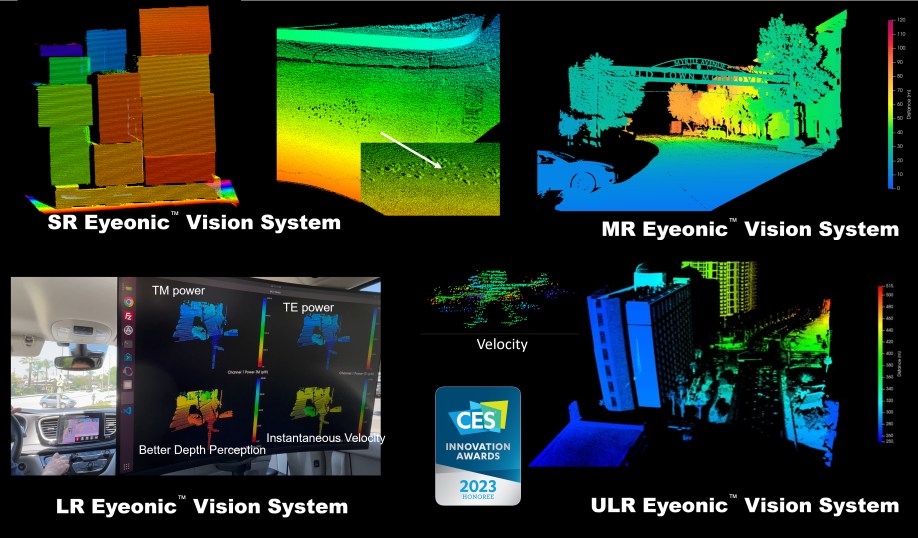 SiLC's four new versions of its Eyeonic Vision System.