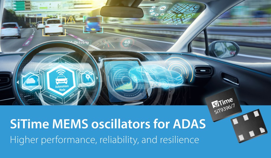 SiTime's SiT9396/7 automotive MEMS oscillators.