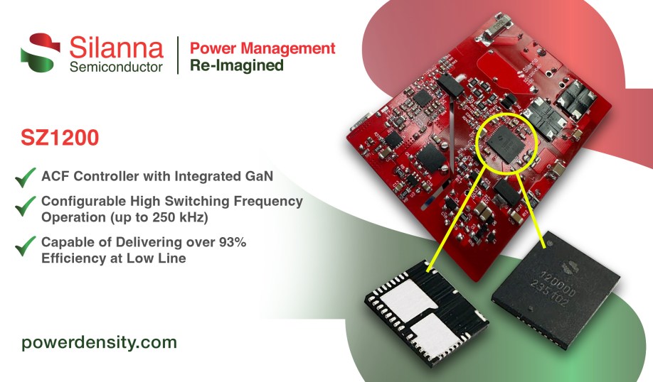 Silanna Semiconductor's SZ1200 ACF controller.