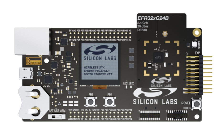 Silicon Labs Pro Kit for the new BG24 and MG24 SoCs