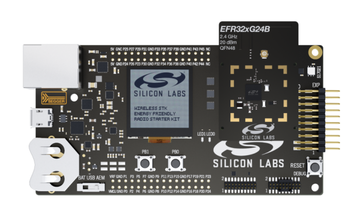Silicon Labs Pro Kit for the new BG24 and MG24 SoCs