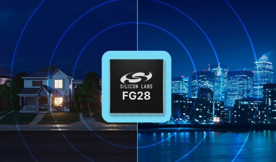 Silicon Labs's FG28 dual-band SoC for long-range wireless networks.