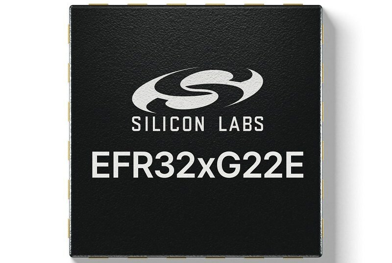 Silicon Labs' xG22E family of wireless SoCs.