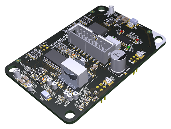 Skyworks Si828x gate-driver boards for Wolfspeed XM3 modules.