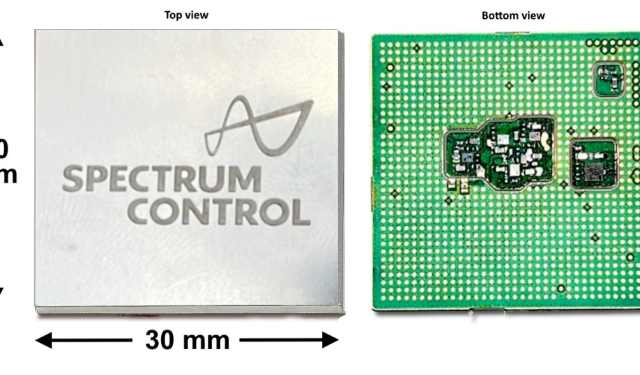 Spectrum Control's SCRS series RF+ SiP RF front end in a BGA package.