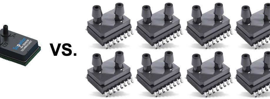 Superior Sensor Technology's Multi-Range differential pressure sensors.