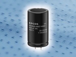 TDK EPCOS snap-in aluminum electrolytic capacitors