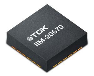 TDK's IIM-20670 six-axis industrial IMU.