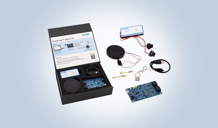 TDK's PowerHap haptics development starter kit.