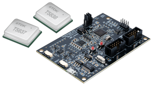 TDK's SmartSound T5838 and T5837 MEMS microphones and the SmartSound One Development Platform.