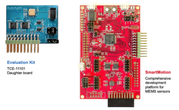 TDK TCE11101 gas sensor eval kit