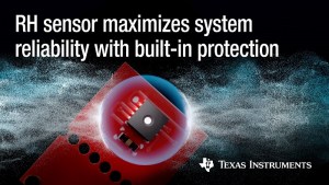 TI HDC3 family of humidity sensors