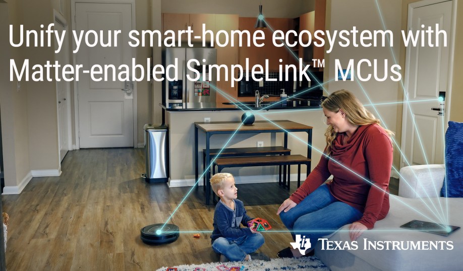 Matter-enabled smart home applications for Matter-enabled SimpleLink MCUs and MCU software kits.