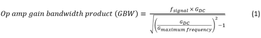 TI bandwidth equation 1