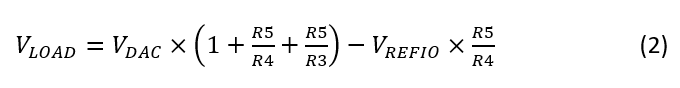 TI transfer function voltage-output mode circuit equation