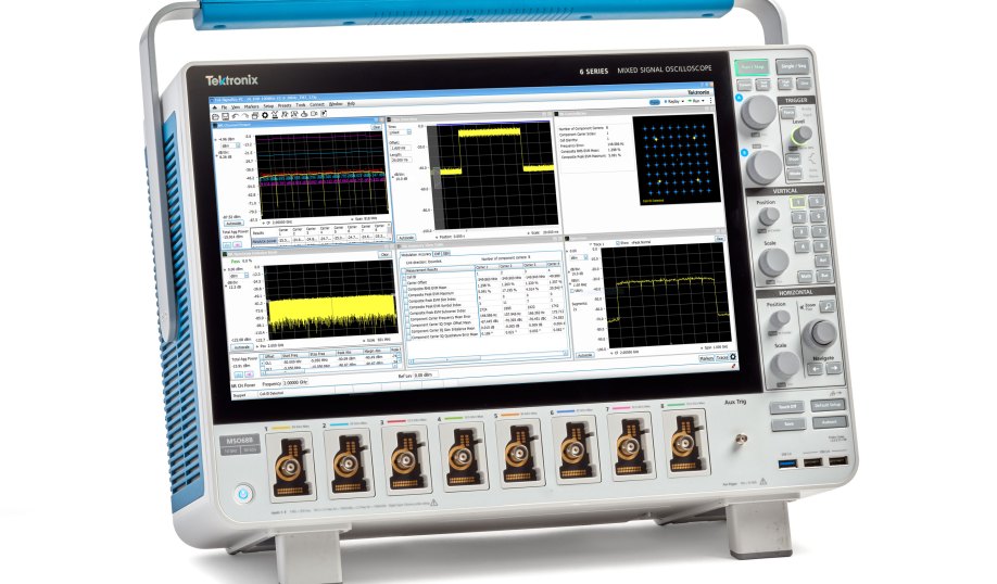 Tektronix MSO68B mixed signal oscilloscope with 5G NR analysis