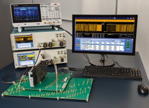 Tektronix PCIe 6.0 base transmitter test solution with DPO70000SX ATI performance oscilloscope