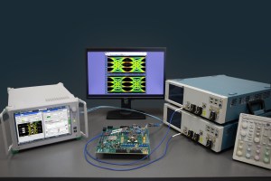 Tektronix's PCIe 6.0 transmitter and receiver test solution.