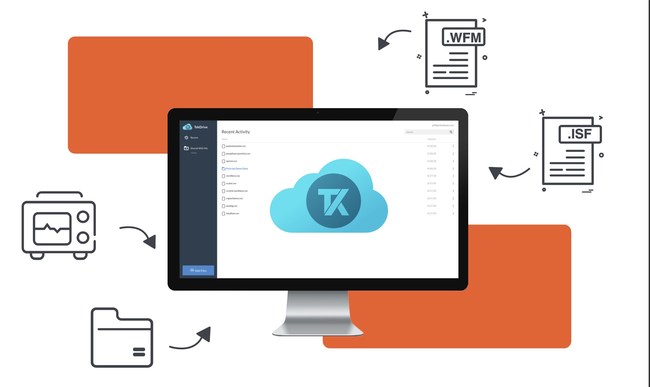 Tektronix TekDrive data collaboration software for oscilloscopes