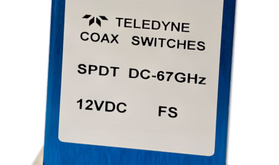 Teledyne Relay's CCR-67V series of DC to 67-GHz SPDT coaxial switches.