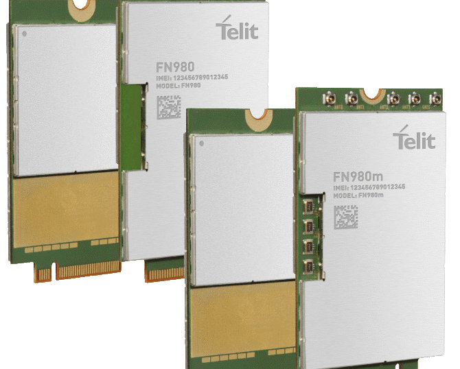 Telit FN980/FN980m 5G data cards.