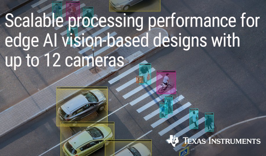 TI's AM6xA vision processors for edge AI smart cameras.