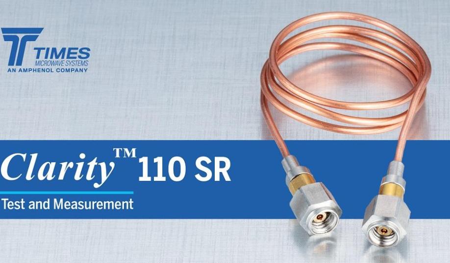 Times Microwave Systems Clarity 110-SR test cable.