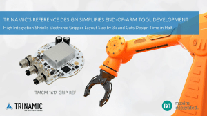 Trinamic TMCM-1617-GRIP-REF end-of-arm tooling reference design