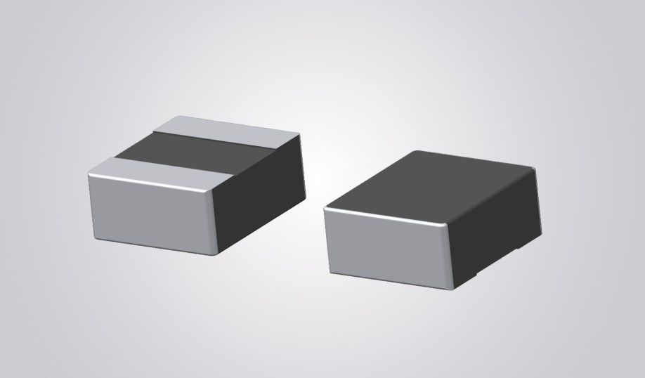 Vishay's Vishay’s commercial IHLL-1008AB-1Z and automotive-grade IHLP-1008ABEZ-5A power inductors.