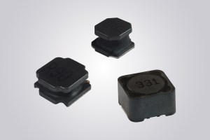 Vishay's IFDC-5050HZ, IFSC-2020DE-01, and IFSC-3232DB-01 ferrite inductors.