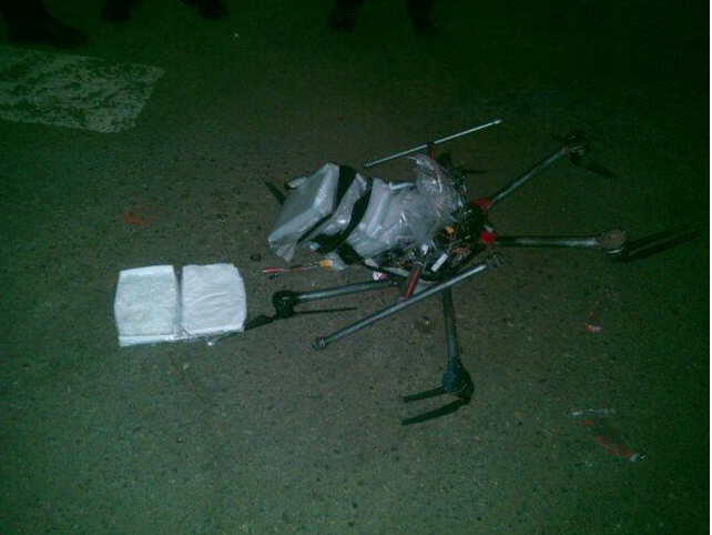 Mexican Drone Crash 1