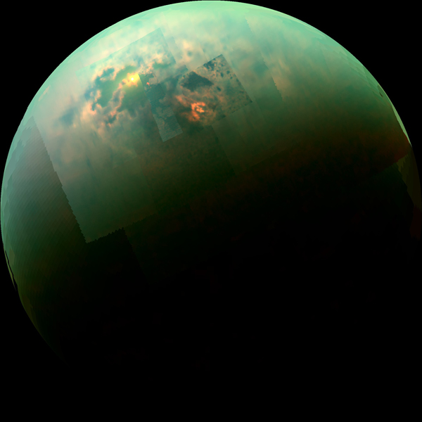 Titan's sea of methane (Saturn)