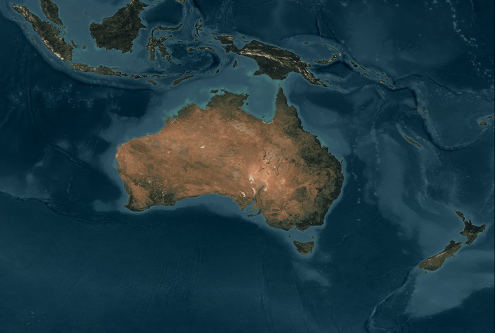 Australia from space