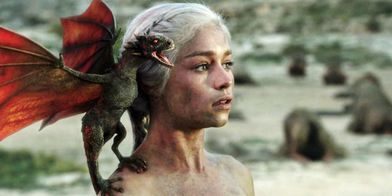 Khaleesi with Dragons