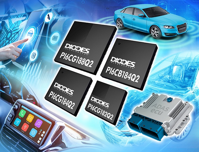 Diodes-PCIe-4.0-automotive-clock-generators-buffers