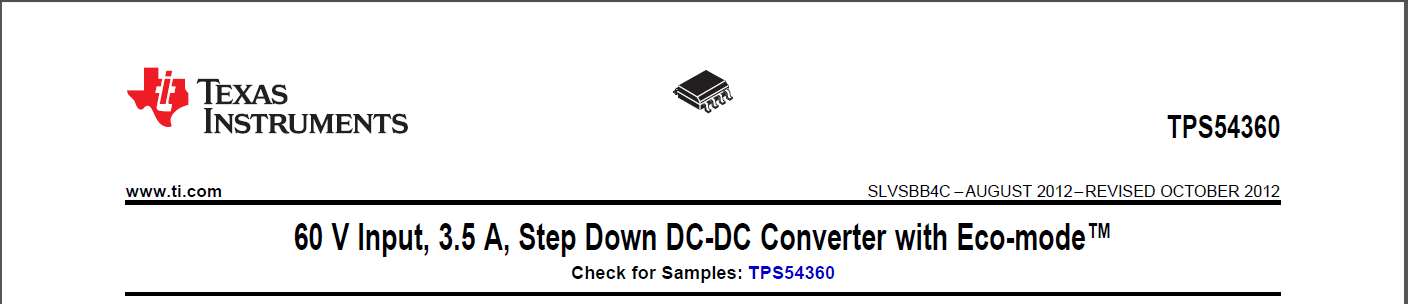 Texas Instruments - TPS54360