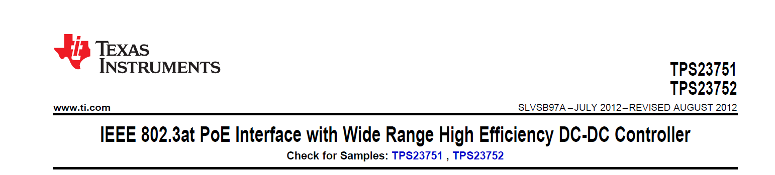 Texas Instruments - TPS23751