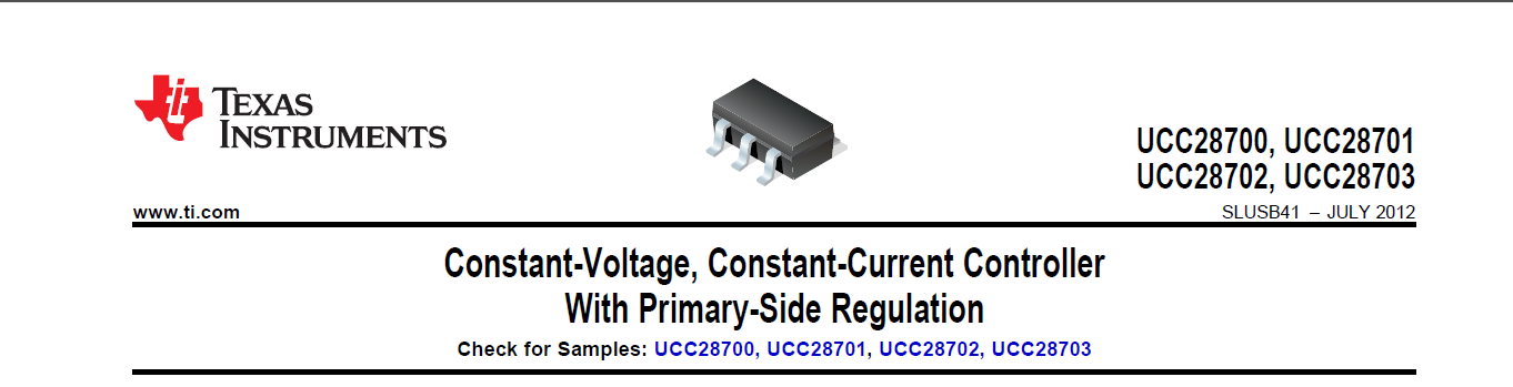 Texas Instruments - UCC28700