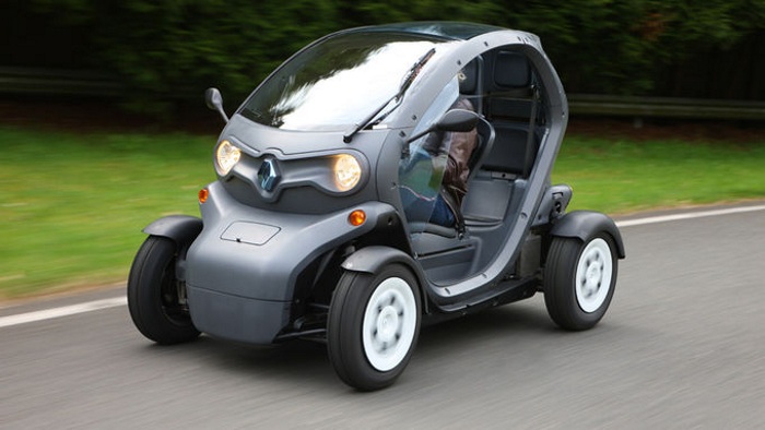 Renault Twizy on the road